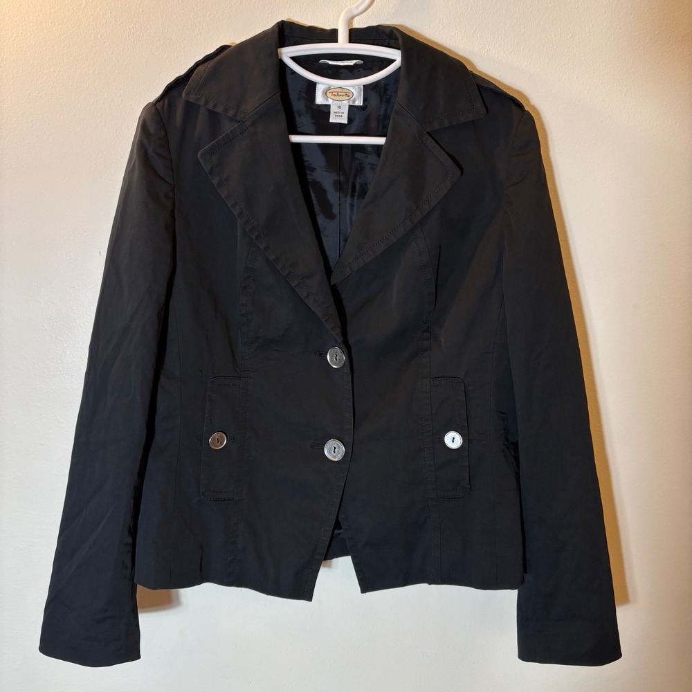Talbots Black Women's Blazer Jacket